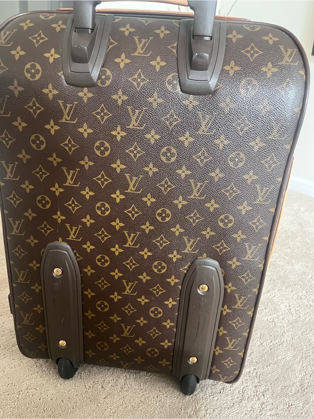 Louis Vuitton Monogram Pegase Rolling Suitcase - Vintage Carry-On - Picture 6 of 7